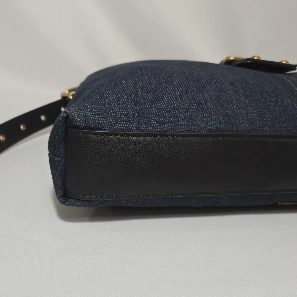 Steve Madden Balyssa Dark Demin Large Demin Hobo Purse